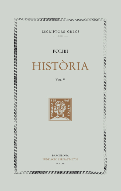 Història, vol. V (llibres VI-VIII)