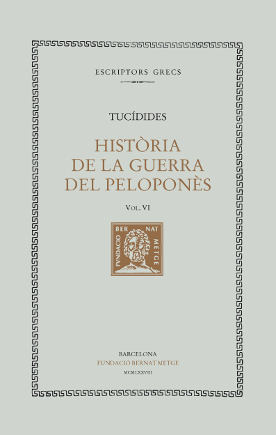 Història de la Guerra del Peloponès, vol VI (llibre VI)