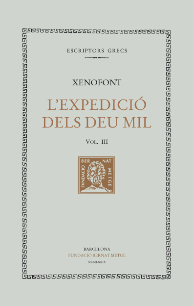 L’expedició dels deu mil, vol. III i últim (llibres VI-VII)
