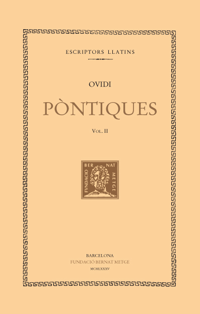Pòntiques, vol. II i últim