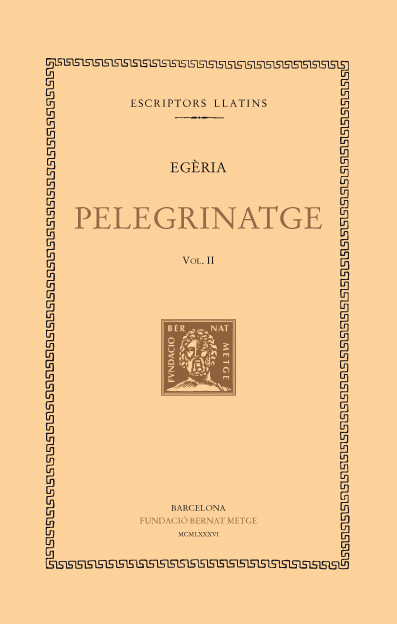 Pelegrinatge, vol. II i últim