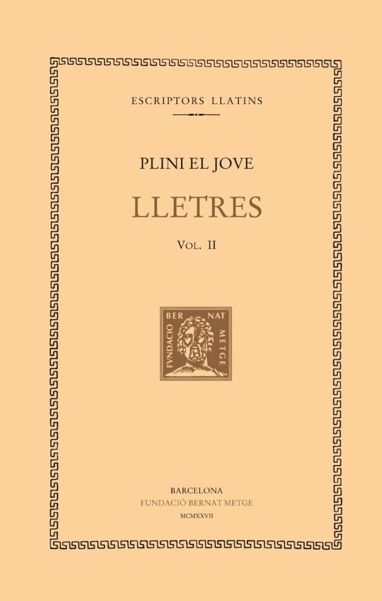 Lletres, vol. II i últim (llibres V-IX)