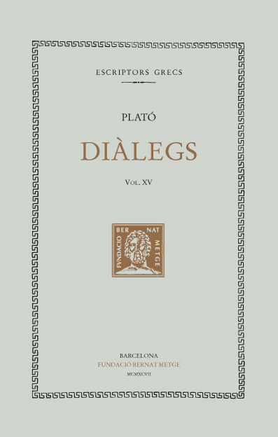Diàlegs, vol. XV: El sofista