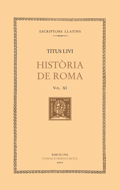Història de Roma, vol. XI (llibre XXI)