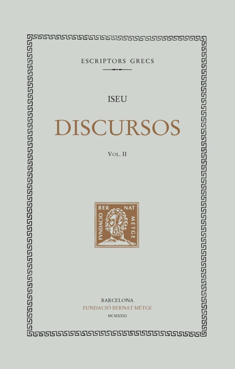 Discursos, vol. II i últim