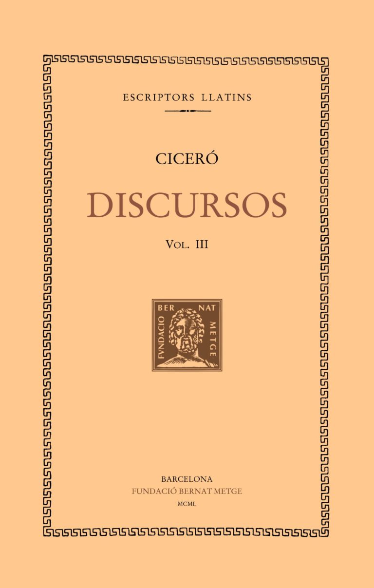 Discursos, vol. III: Segona acció contra Verres: La pretura de Sicília