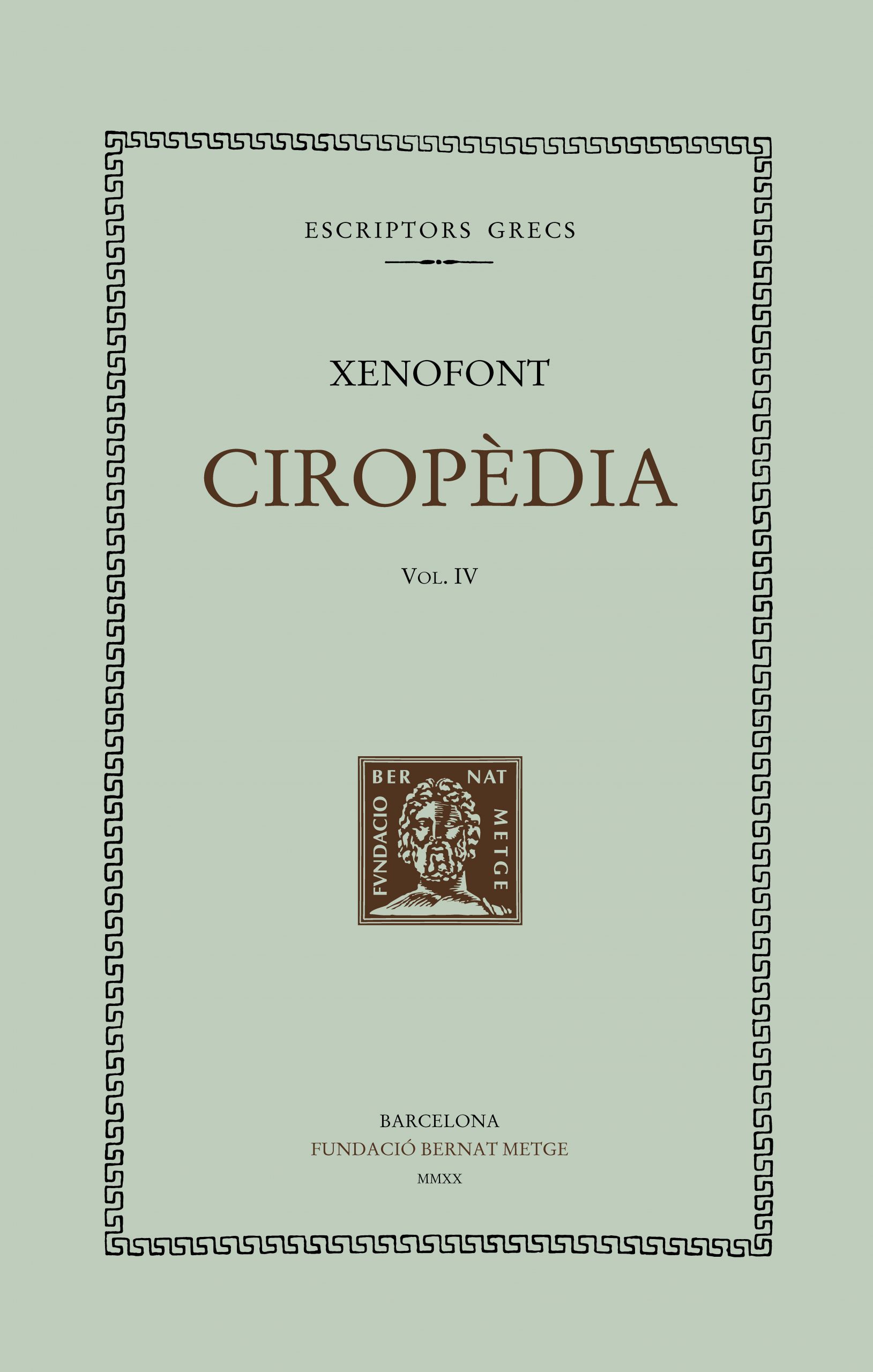 Ciropèdia, vol. IV